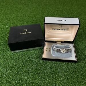 Vintage New 60s Omega Ladymatic Automatic Ladies Watch Date Bracelet Box WORKS